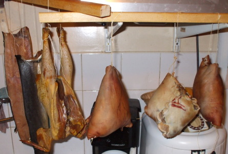 Guirlande de mets fumés