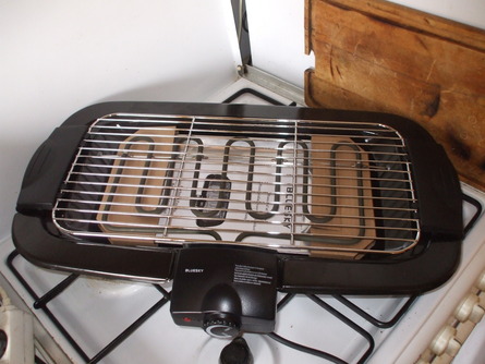 Le grill utilisé pour la fumée